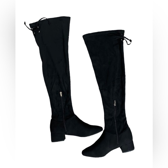 Drawstring Over the Knees Boots - Picture 3 of 5